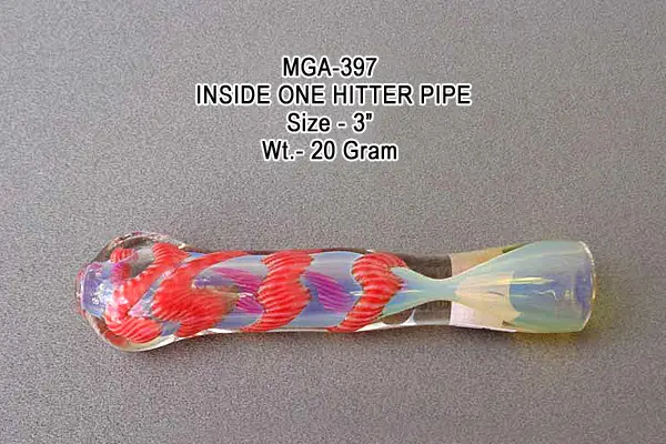INSIDE ONE HITTER PIPE